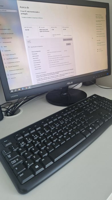 PC Completo – FX 8320, 16GB RAM, R9 380 4GB + Monitor Asus