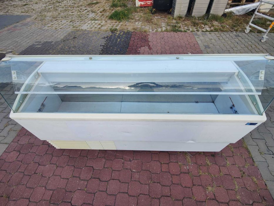 Lodowka zamrażarka witryna konserwator do lodów 12+12 kuwet gałkowane