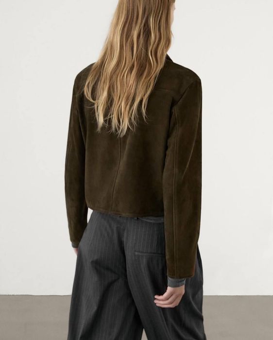 Куртка Massimo Dutti шкіра кози натуральна