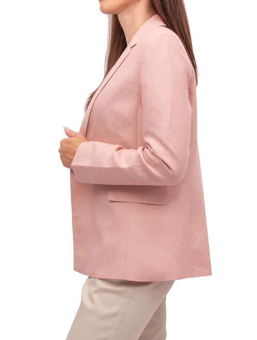 Marynarka Damska Żakiet Damski Lniany Elegancki 36