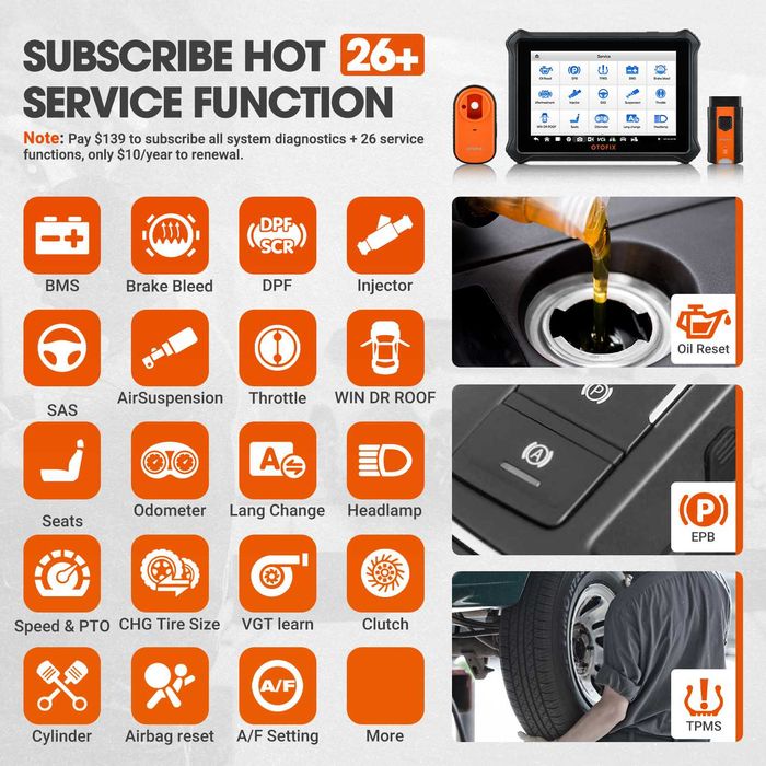 Autel OTOFIX IM1 Máquina Programação Chaves/Diagnóstico OBD (NOVO)