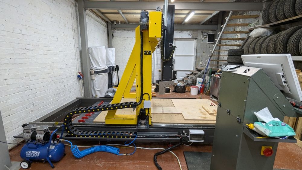 Станок чпу 5д. Пять осей фрезер!