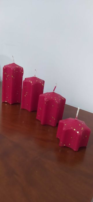 Conjunto de velas decorativas