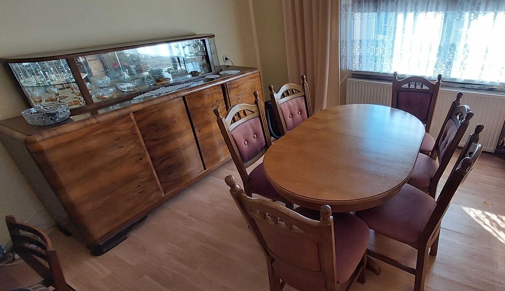 Krzesła z litego drewna - 6 sztuk