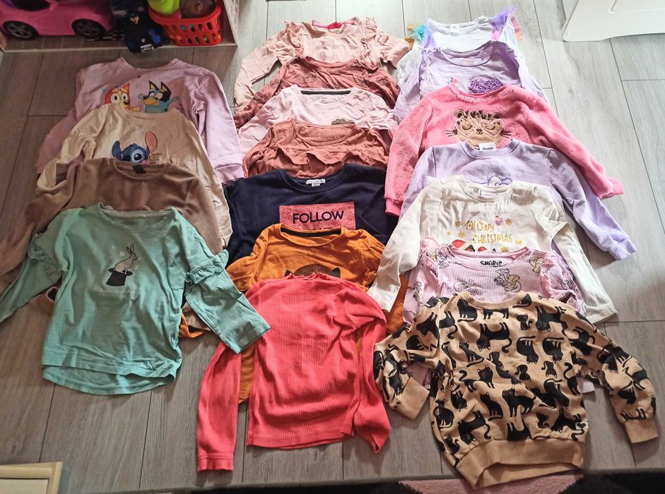 Paka ubrań dla dziewczynki 110