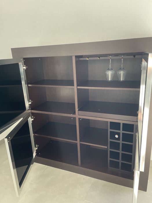 Conjunto sala em wengue