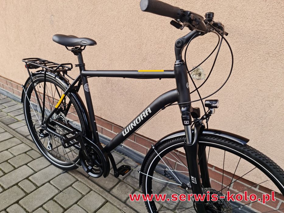 Rower męski trekkingowy WINORA koła 28 SHIMANO ACERA aluminium rabat