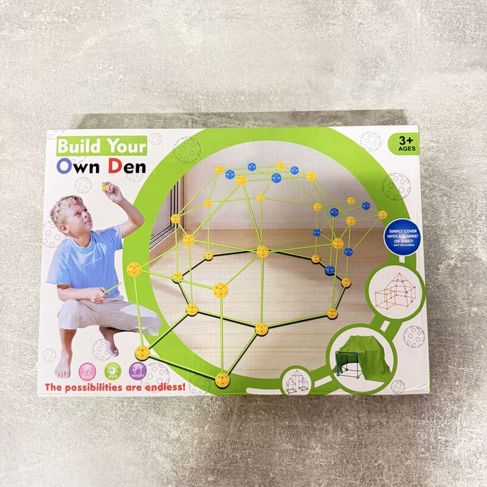 Дитячий конструктор-халабуда Build Your Own Den (75 деталей). Ідеальний стан!