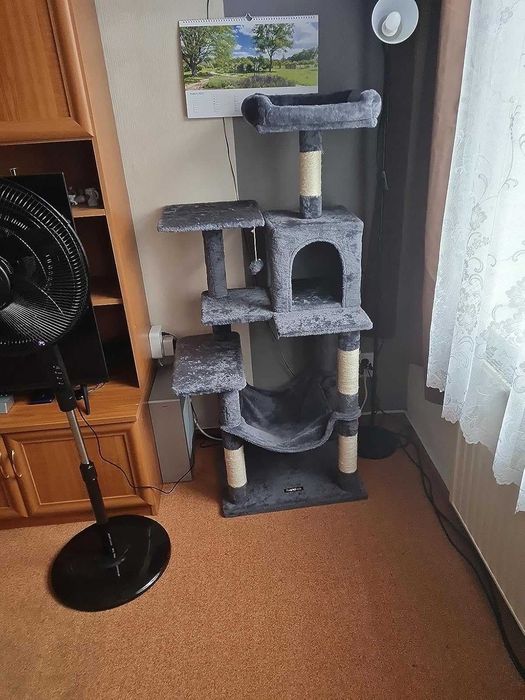Drapak dla kota duży wysoki drapak NOWY dla kota domek legowisko NOWY
