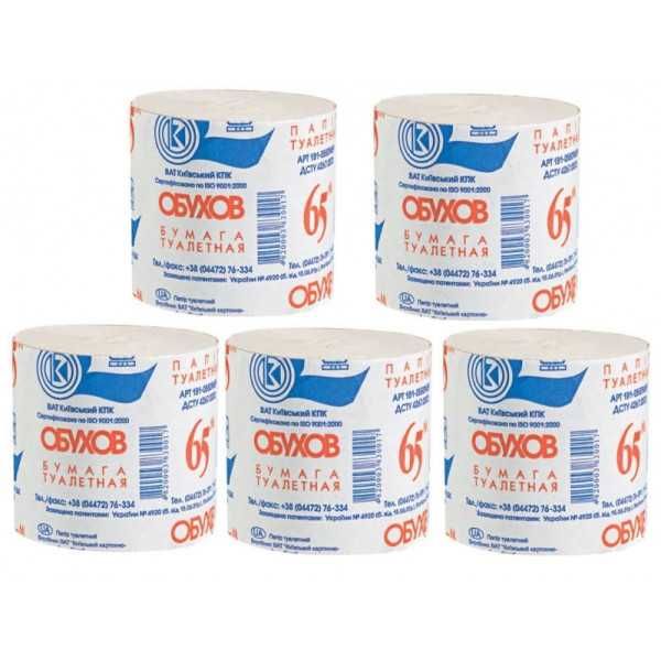 Продаж папір туалетний Обухів 65м. ОПТ