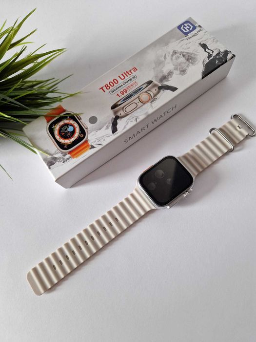 Szary smartwatch nowy
