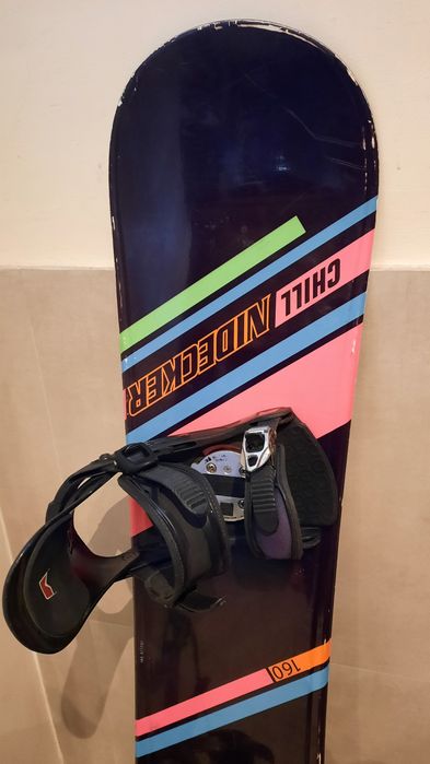 Deska snowboardowa nidecker chill 160 cm z wiązaniami wysyłka