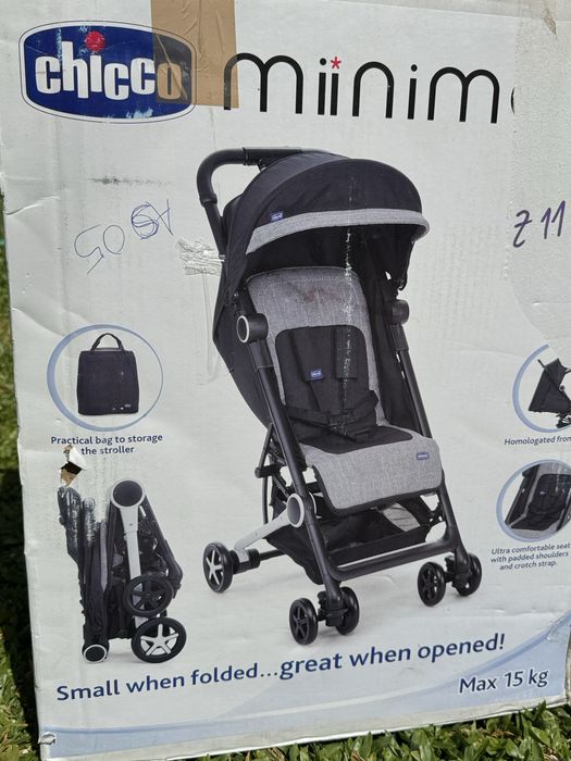 Carrinho Chicco Minimo Black Night 0+ ate 15 kg