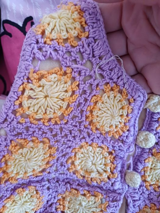 Vestido lindissimo da zara com pormenor em croché em forma de flores