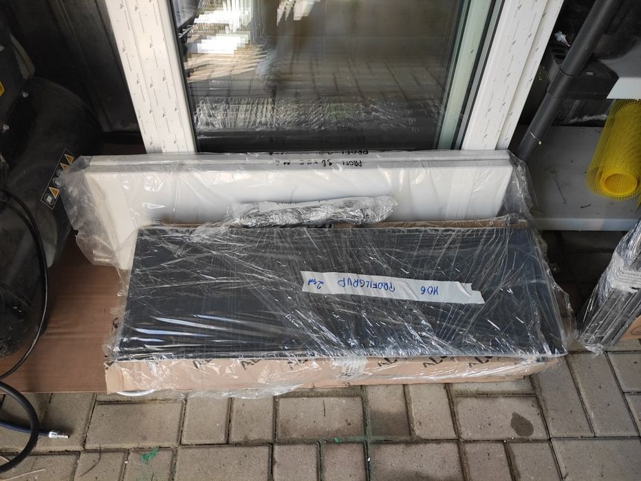 Nowe okno pcv antracyt / białe 140x88