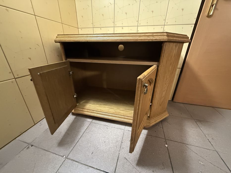 Dębowa szafka/ szafka rtv