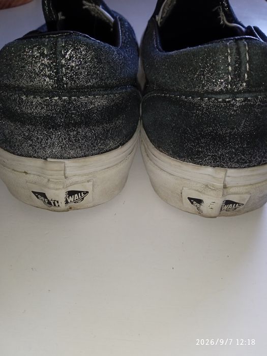 Tenisówki Vans srebrne 38
