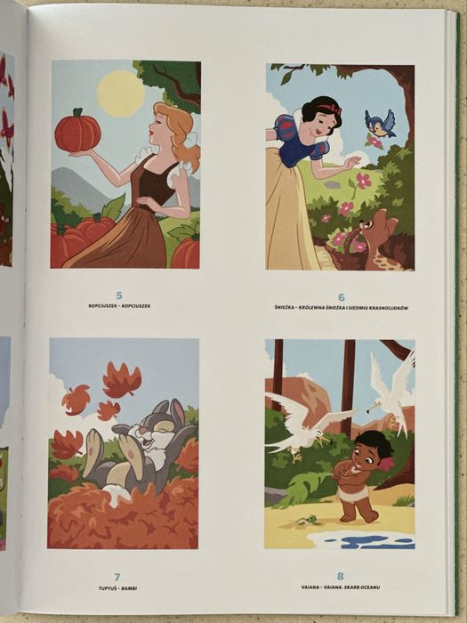 Розмальовки по номерах Дісней, польського видання, оригінал