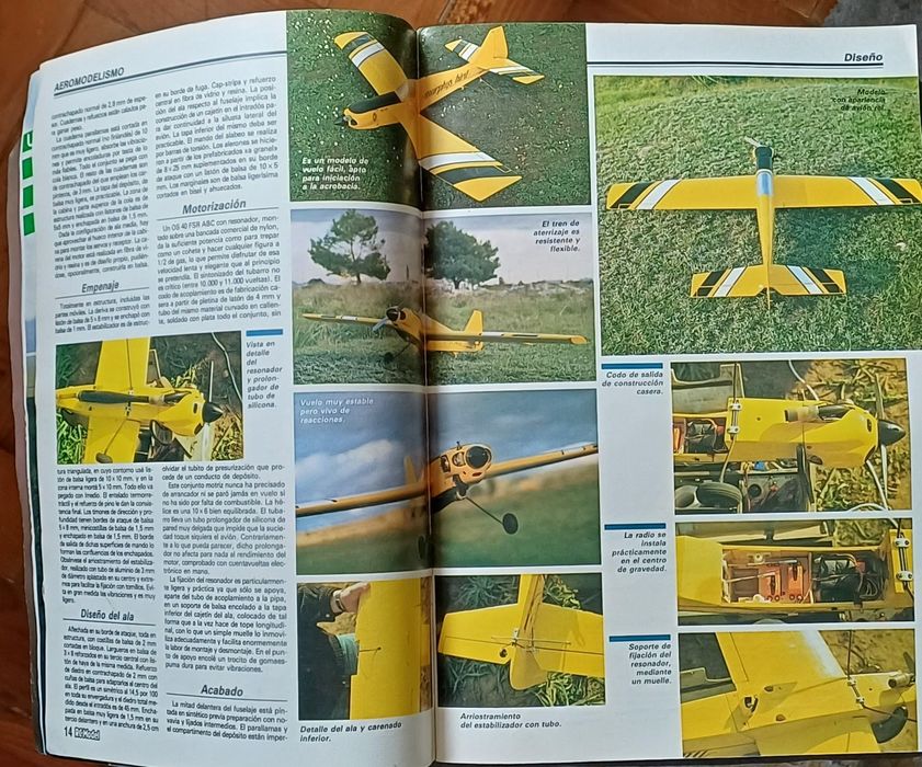 Aeromodelismo Ano 1988 Em Espanhol. Rara