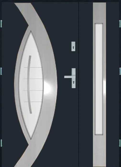 drzwi zewnętrzne dwuskrzydłowe TERMO dostępne od ręki