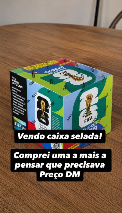 Vendo caixa de cromos SELADA