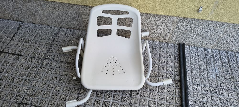 Cadeira banho giratória para banheira