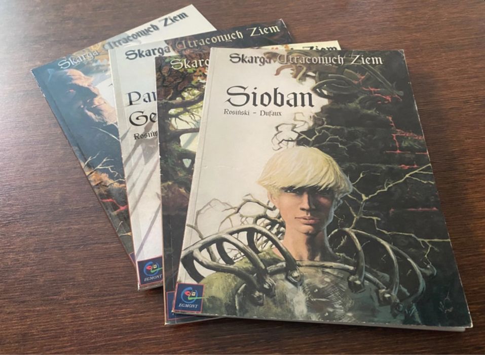 Komiks Skarga Utraconych Ziem fantasy Rosiński