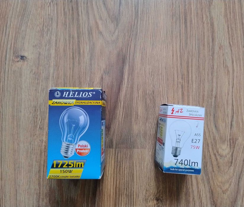 Żarówki LED ledowe i zwykłe