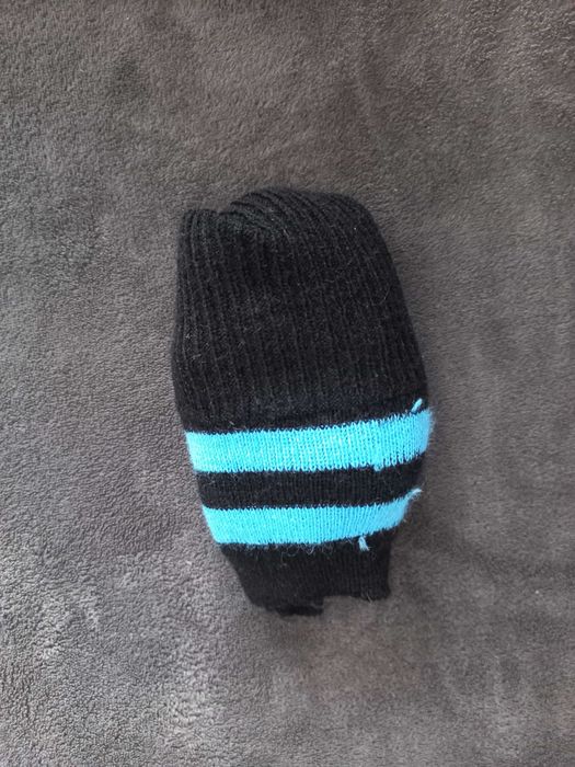 Harcerskie getry w niebieskie paski