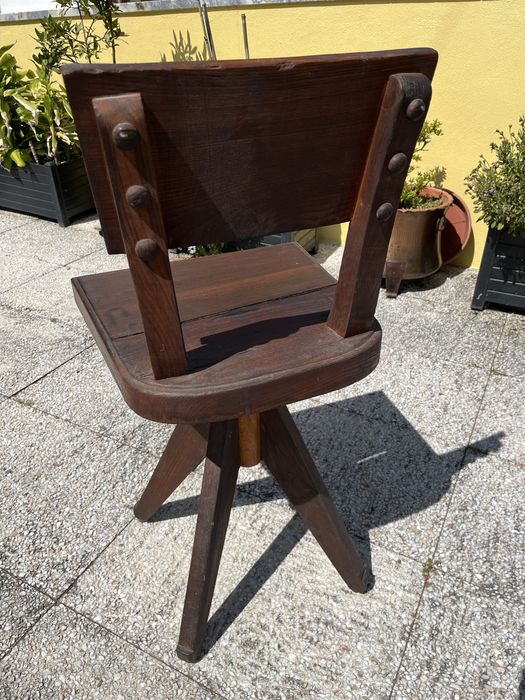 Cadeira de escritório antiga vintage