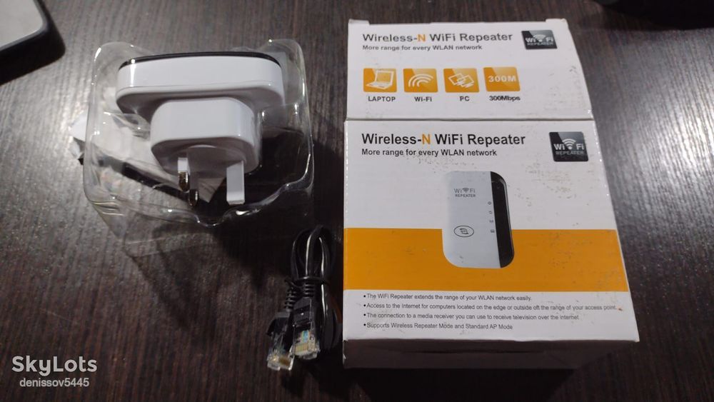 Wzmacniacz sygnału Wi-Fi Wireless N 300 Mb/s,