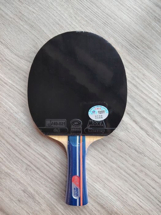 Złożona rakietka Yinhe deska N10s i okładziny Mercury II soft, tenis stołowy
