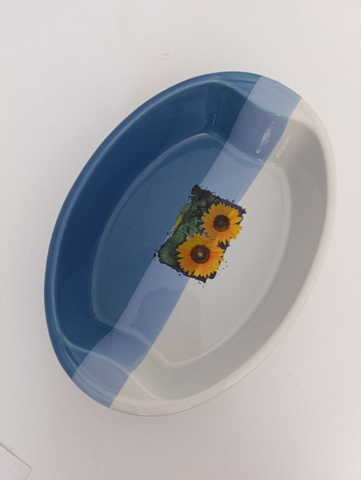 Półmisek miska owalna w sloneczniki