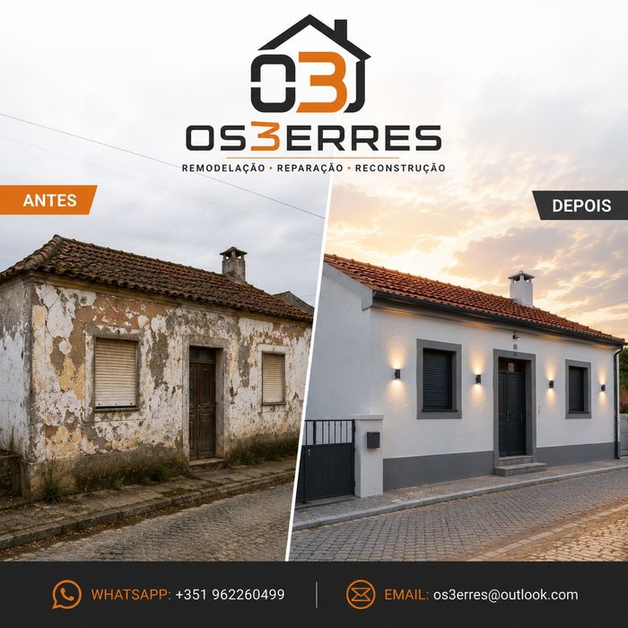 OBRAS -  Reconstrução, Remodelação e Reparação