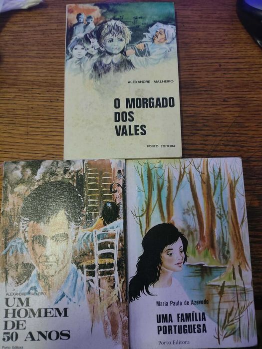 3 Livros da Colecção Portuguesa da  Porto editora