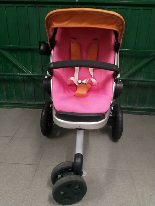 Carrinho bebé Quinny Rosa choque e Laranja