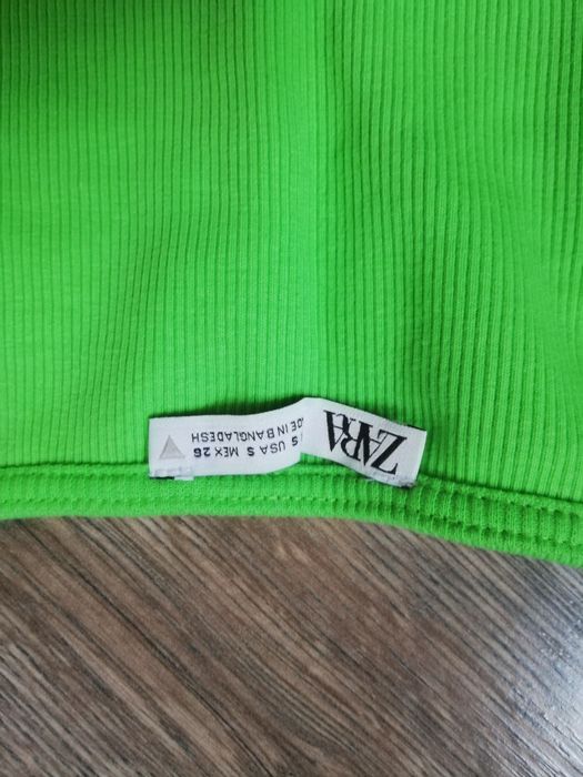 Top zielony Zara S