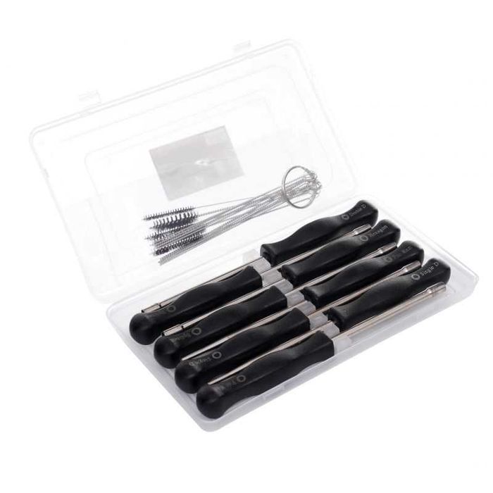 Klucze do regulacji gaźników 8szt + szczotki do czyszczenia dysz 1550