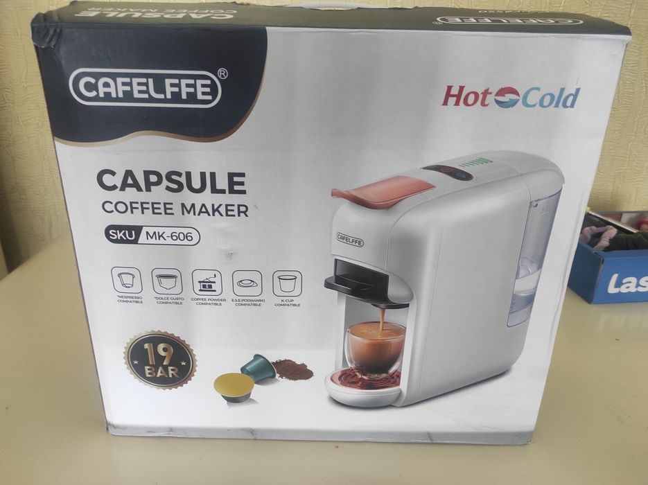 Кавоварка Rustic 5 в 1 - Nespresso та еспресо - Тиск насоса 19 бар