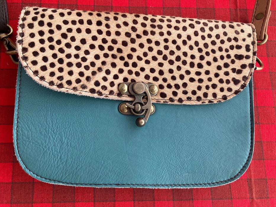 Bolsa em pele vintage (sem uso)