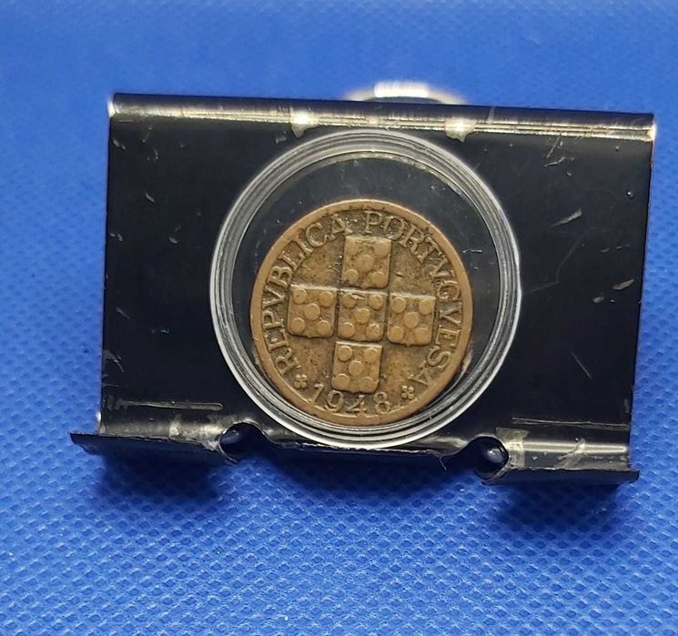 Moedas de XX centavos bronze 1942, 1943, 1944, 1945, 1948, 1952