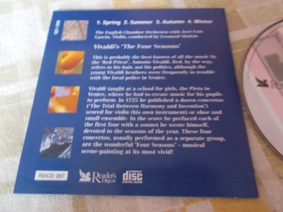 Vivaldi the four seasons cd