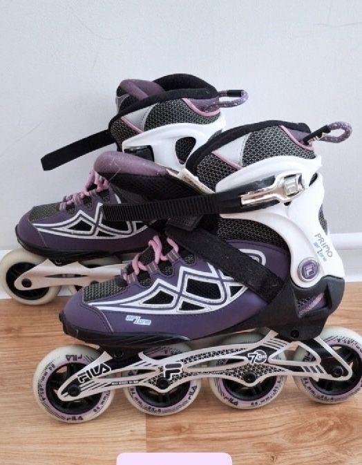Rolki Fila Primo Air Zone Lady (Black/White/Violet).