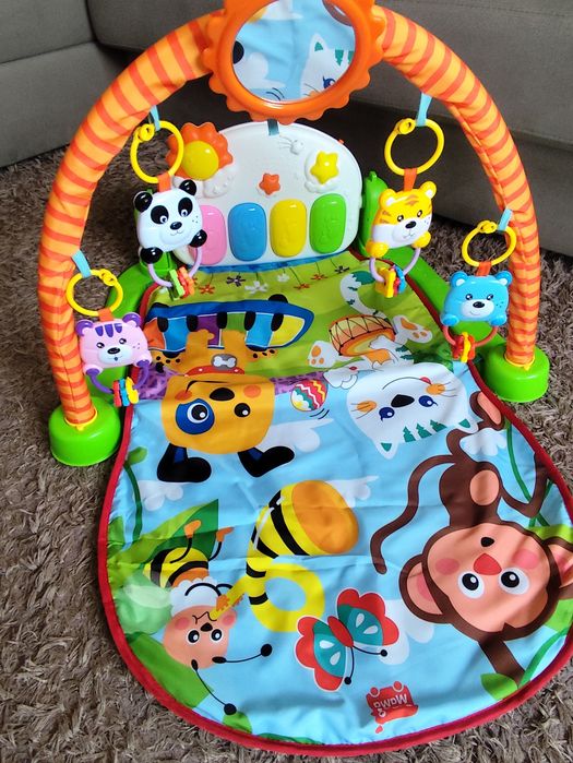 Tapete Ginásio Musical Bebé c/ Piano + Brinquedos – Como Novo + Oferta