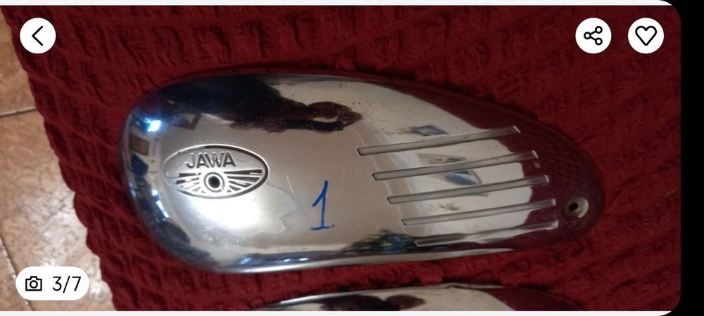 Накладки на бак. Ява 250-360