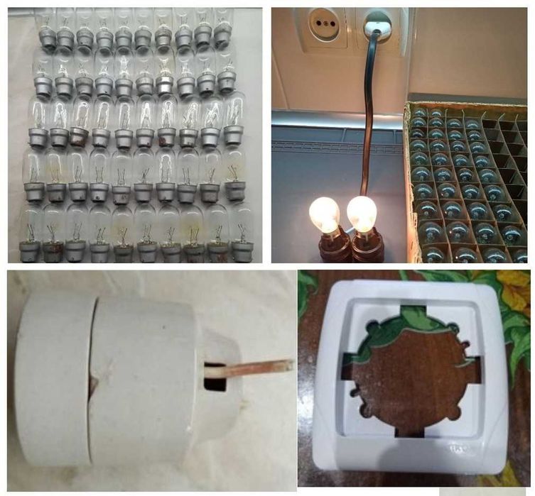 Електроніка - рамка, лампа лампочки, патрон