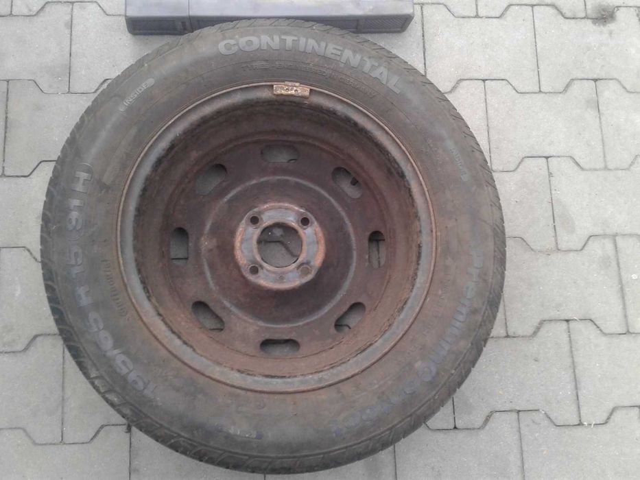Felga 15 Koło 4x108 Peugeot 206 307 ET27 4x100 Dojazdówka Zapas Opona