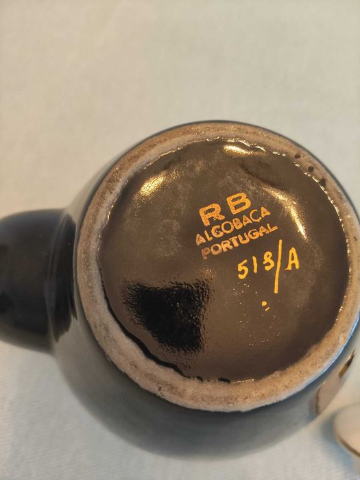 Bule Vintage RB ALCOBAÇA - Preto e Dourado