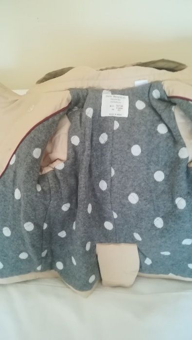 Casaco gabardine Zara forrado
