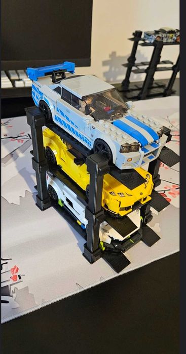 Garaż na 3 samochody LEGO Speed Champions